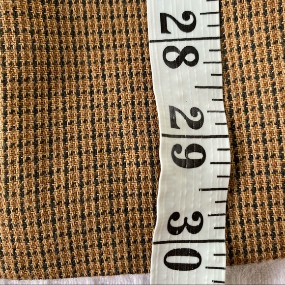 Vintage ‘80s ‘90s Plaid Brown Blazer - Picture 7 of 8